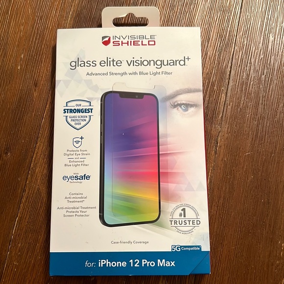 Zagg invisible shield - glass vision guard screen protector iPhone 12 Pro Max